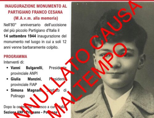 ANNULLATA CAUSA MALTEMPO L’INAUGURAZIONE DEL MONUMENTO A FRANCO CESANA